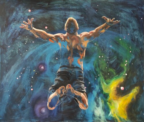 Infinity In & Through Me 6 by Janna Prinsloo, Painting for Sale on Select