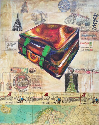 Traveling to Do 1 by Janna Prinsloo, Painting for Sale on Select
