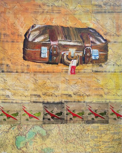 Traveling to Do 3 by Janna Prinsloo, Painting for Sale on Select