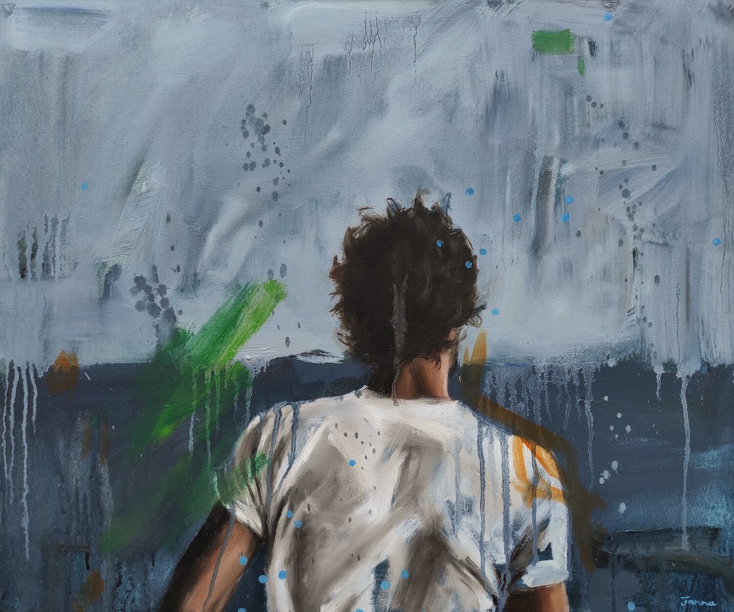 Penetration Janna Prinsloo Original painting for sale