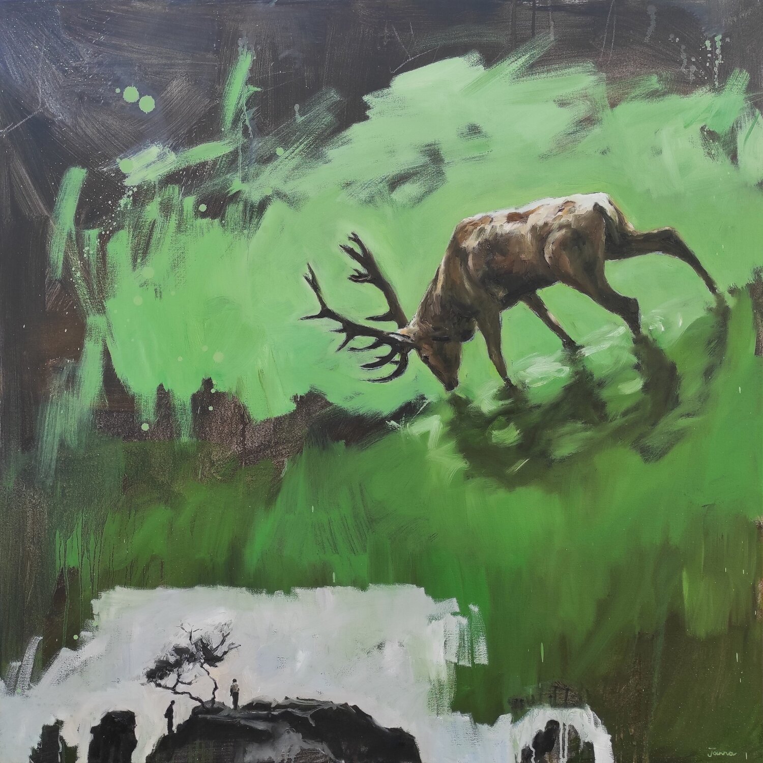 Trust In Mystery 1 Janna Prinsloo Original painting for sale