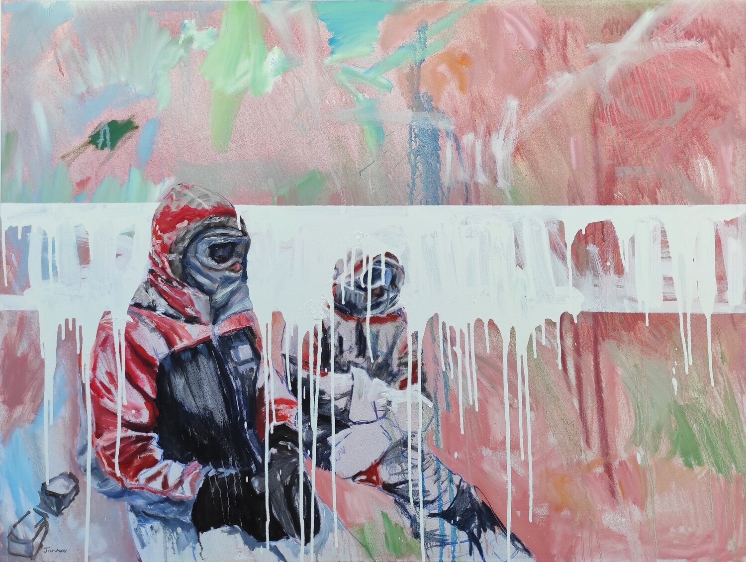 Exploration 2 Janna Prinsloo Original painting for sale