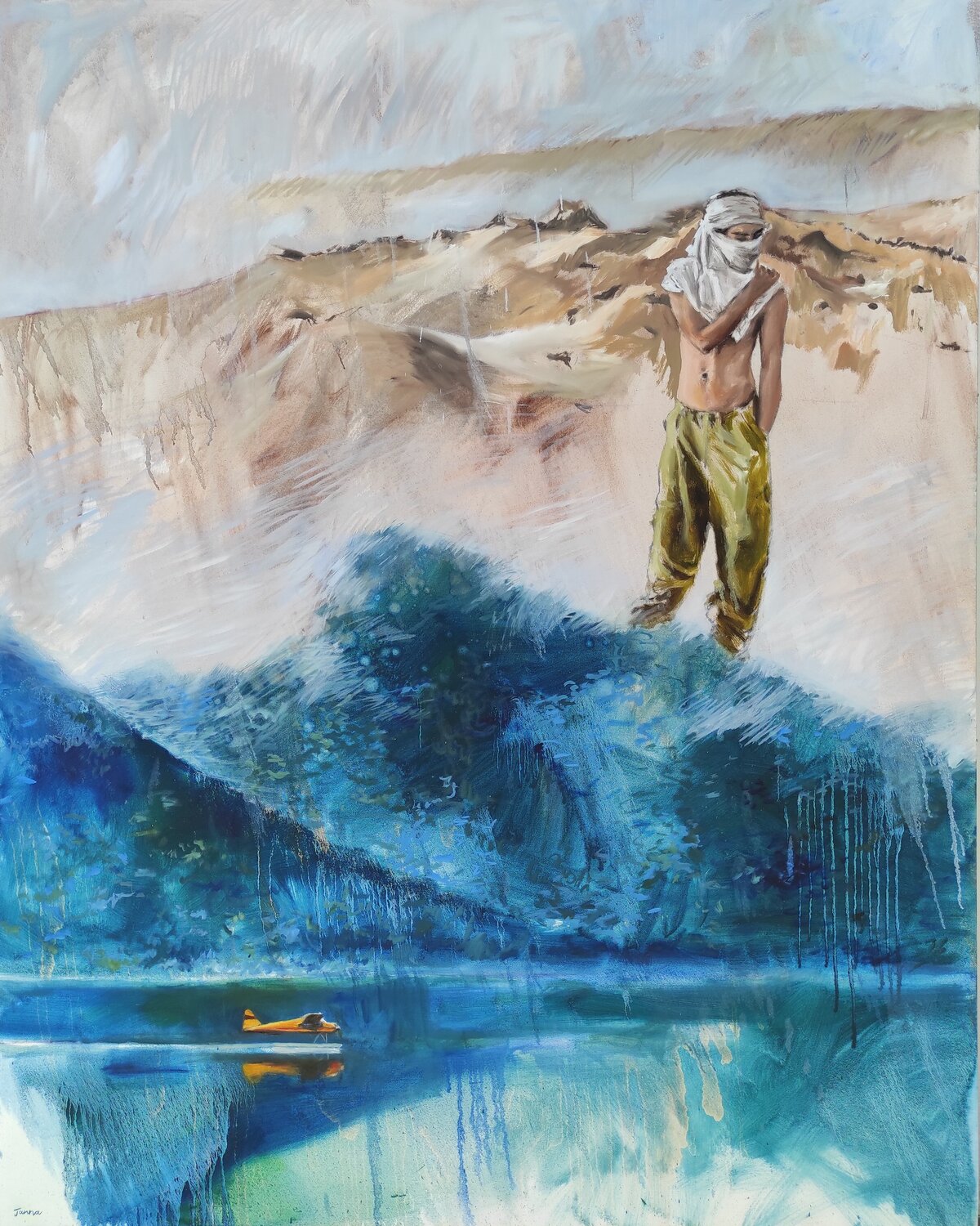 Replenish My Soul Janna Prinsloo Original painting for sale