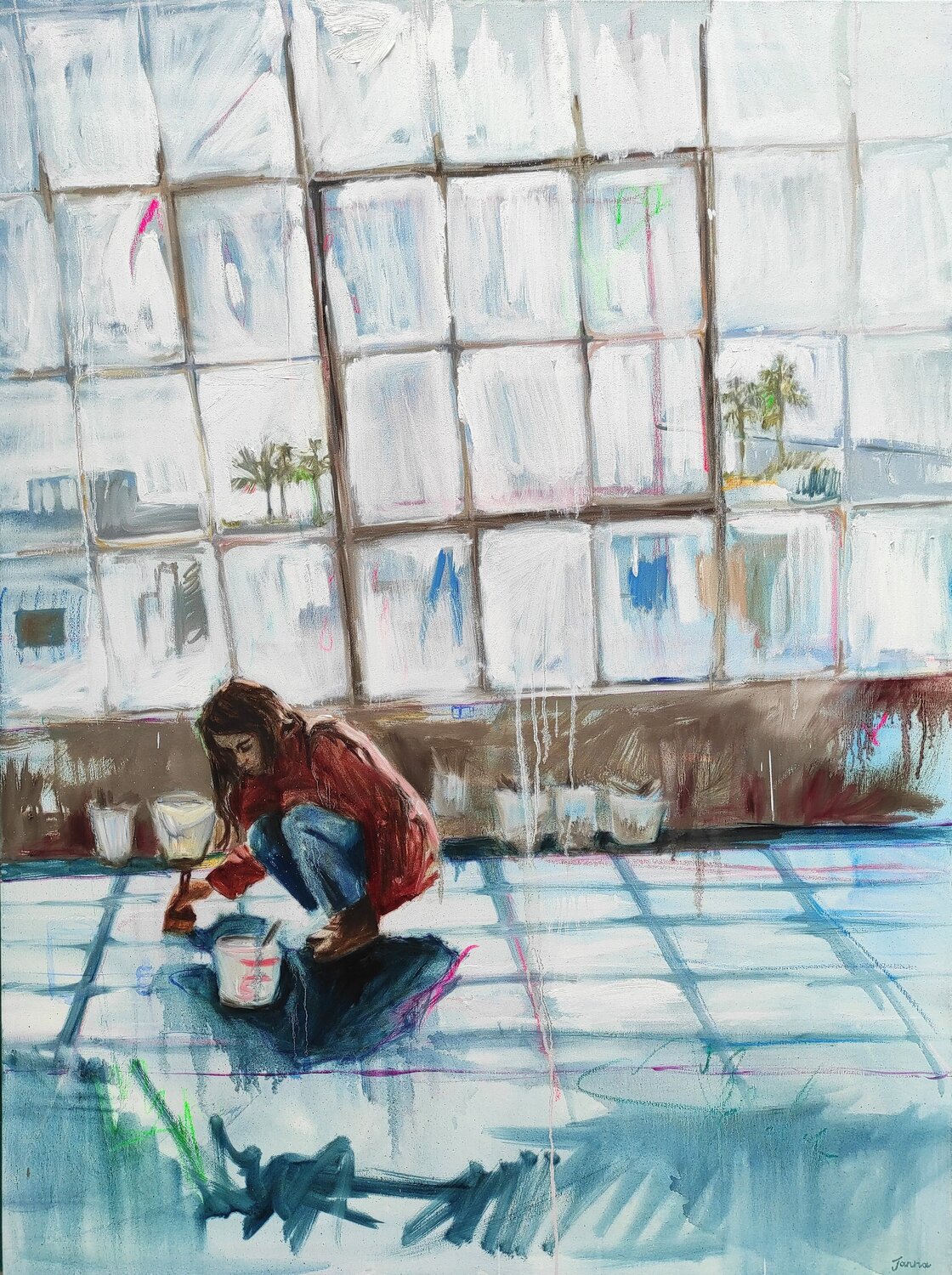 Painting in the Light Janna Prinsloo Original painting for sale