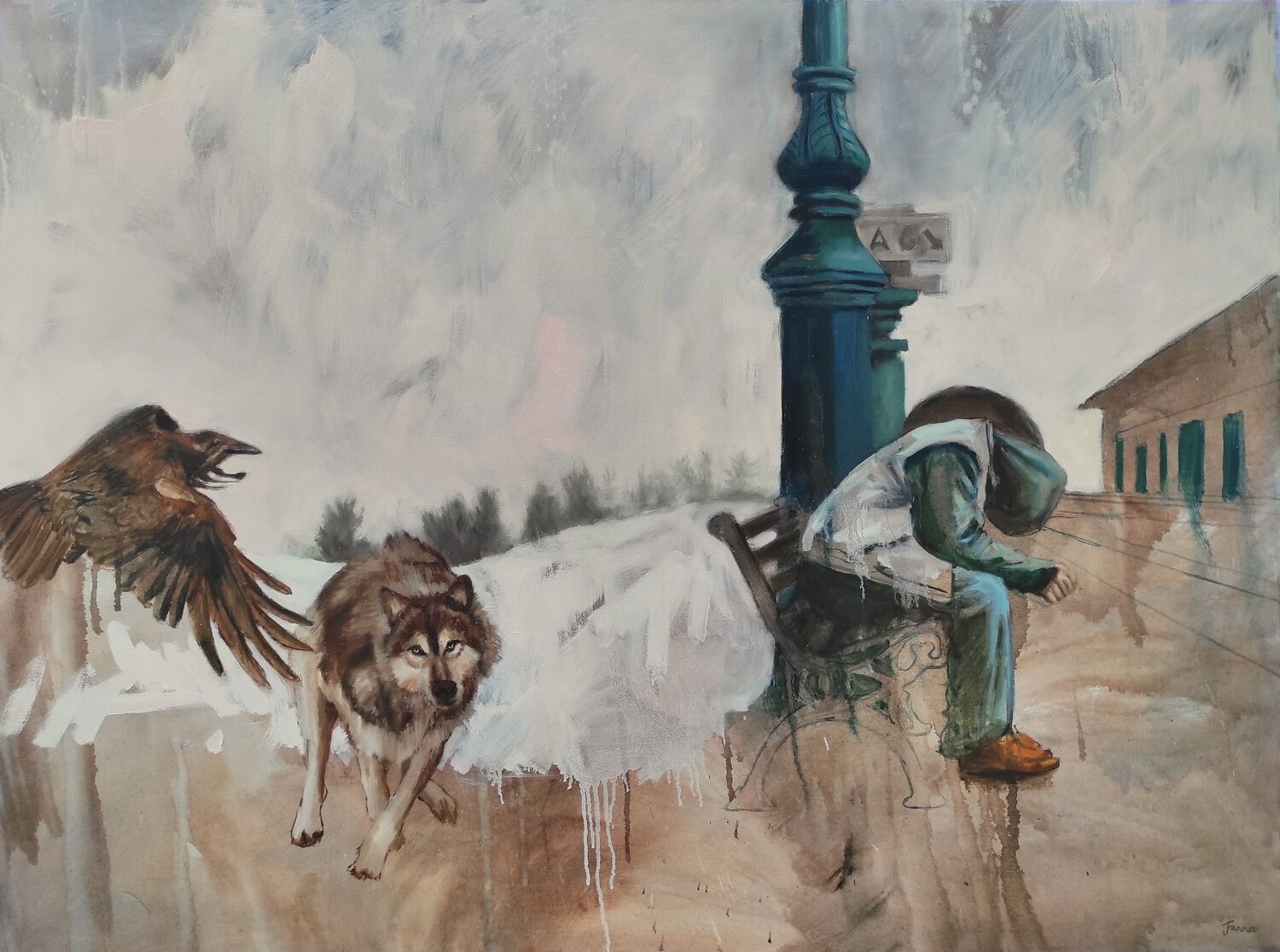 Towards  Yourself Janna Prinsloo Original painting for sale