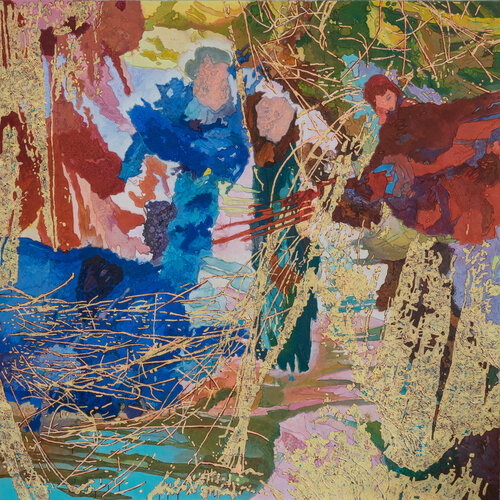 Die Eiferer bringen ihre Netze aus by Erika Seywald, Painting for Sale on Select