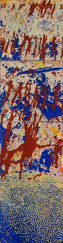 Zeichen und Wege,  Flucht und Veränderung by Erika Seywald, Painting for Sale on Select