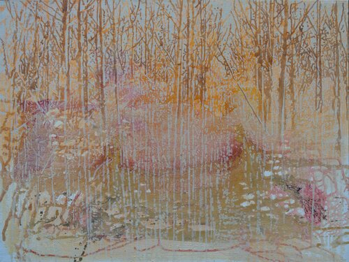 Wachstum und Spuren der Erinnerung 3 by Erika Seywald, Painting for Sale on Select
