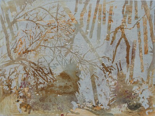 Wachstum und Spuren der Erinnerung 4 by Erika Seywald, Painting for Sale on Select