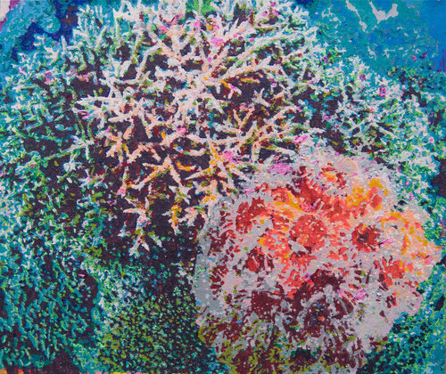 Modellierte Natur der Tiefe | 4 by Erika Seywald, Painting for Sale on Select
