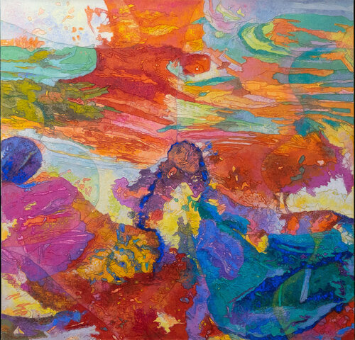 Bewegende Stimme by Erika Seywald, Painting for Sale on Select