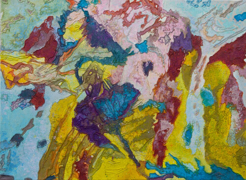 Begegnungen und Ereignisse im Tal der sphärischen Phänomene 10 by Erika Seywald, Painting for Sale on Select