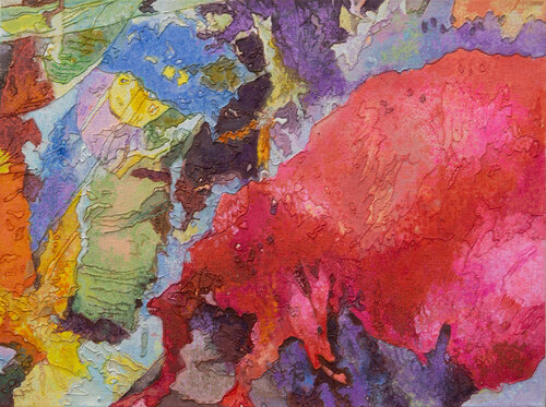 Begegnungen und Ereignisse im Tal der sphärischen Phänomene 1 by Erika Seywald, Painting for Sale on Select