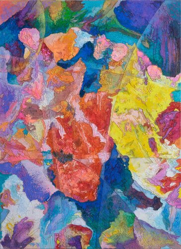 Aus der Reihe:  Resonanzräume 2 – BEGEGNUNG by Erika Seywald, Painting for Sale on Select