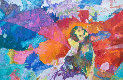 Zwischen Erinnerung und Auflösung by Erika Seywald, Painting for Sale on Select