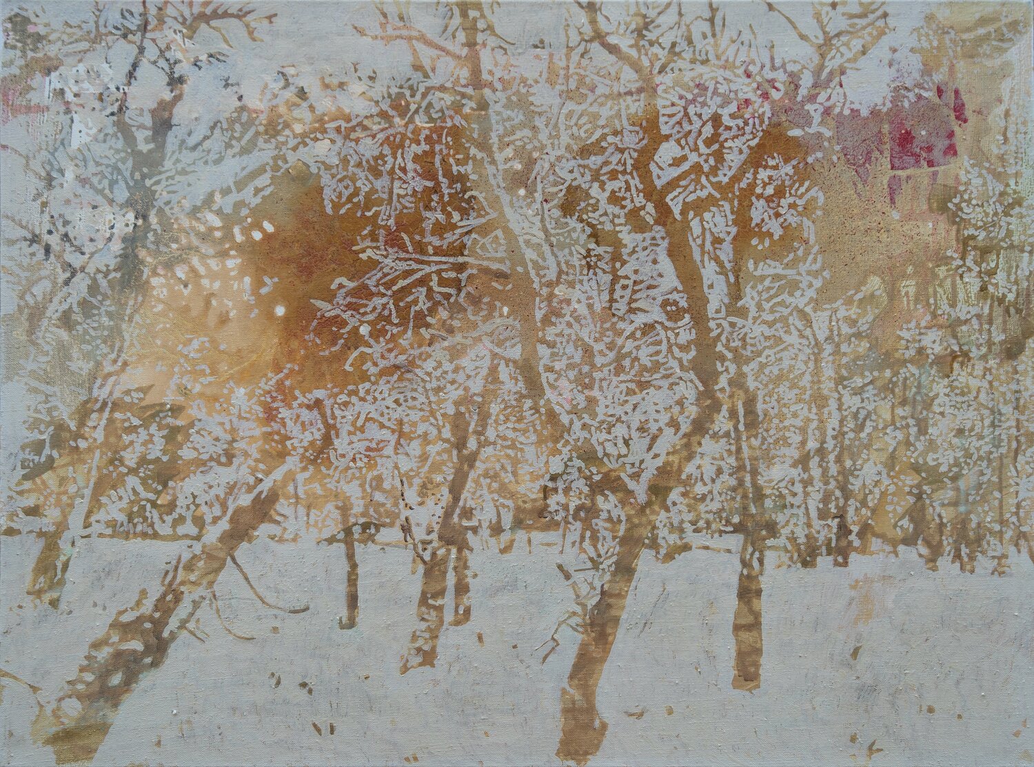 Wachstum und Spuren der Erinnerung 1 Erika Seywald Original painting for sale