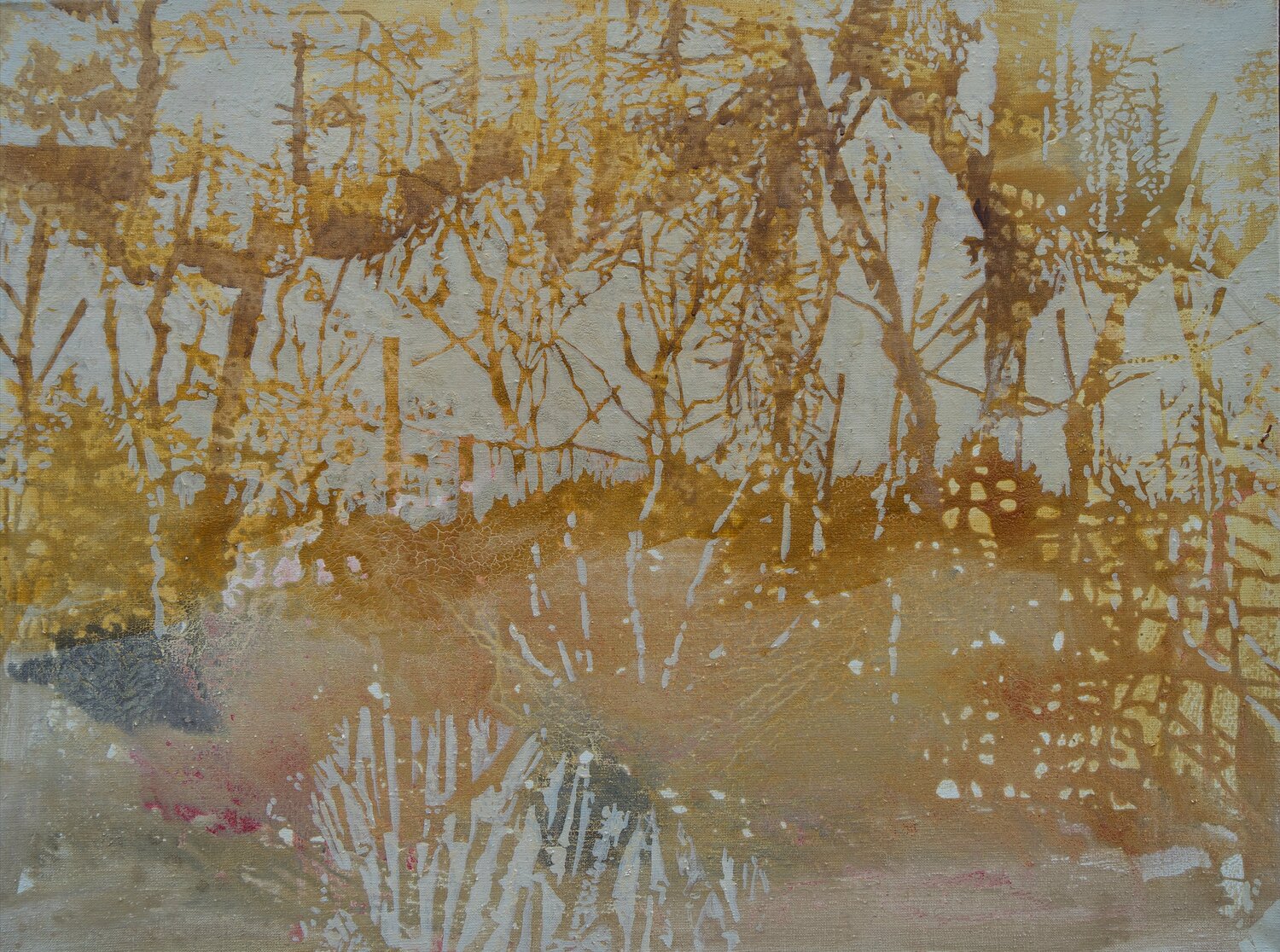 Wachstum und Spuren der Erinnerung 5 Erika Seywald Original painting for sale