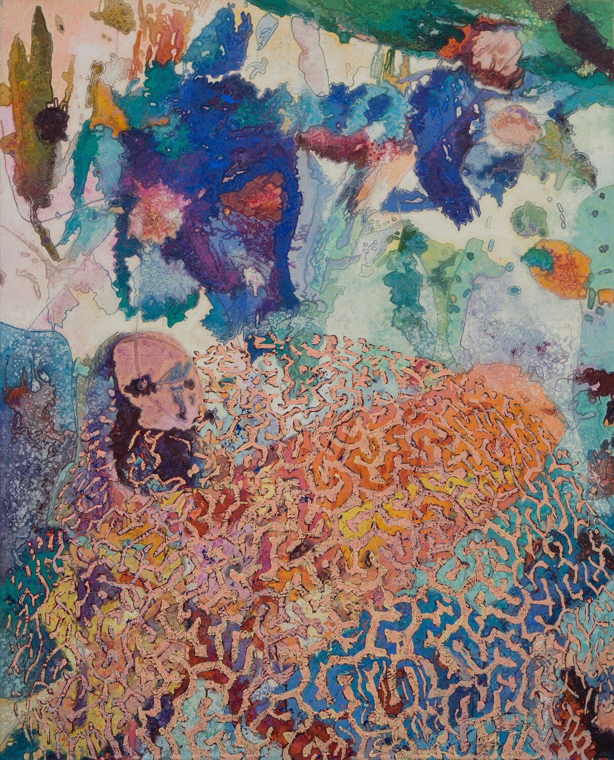 Verstrickung Erika Seywald Original painting for sale