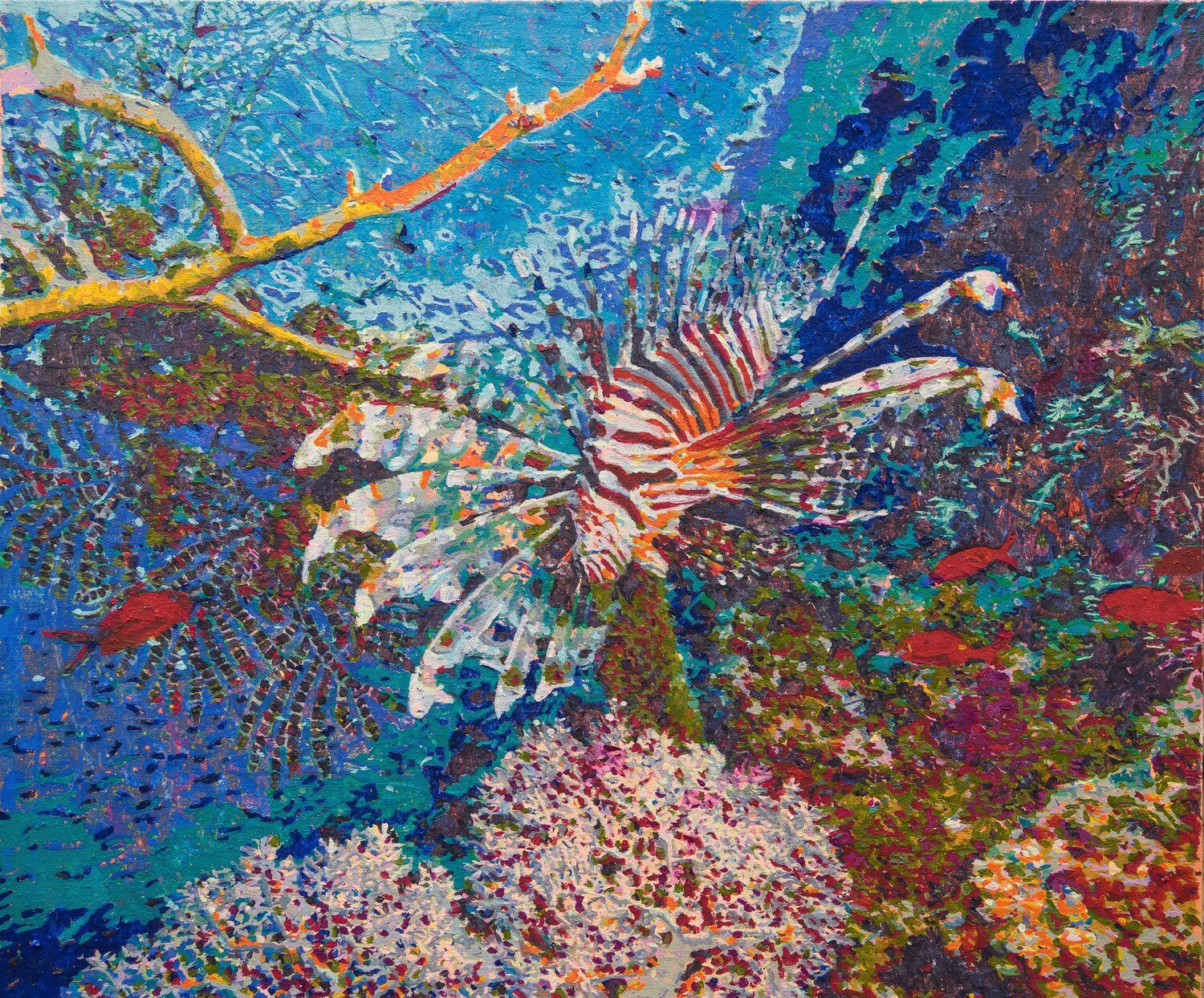 Modellierte Natur der Tiefe | 2 Erika Seywald Original painting for sale