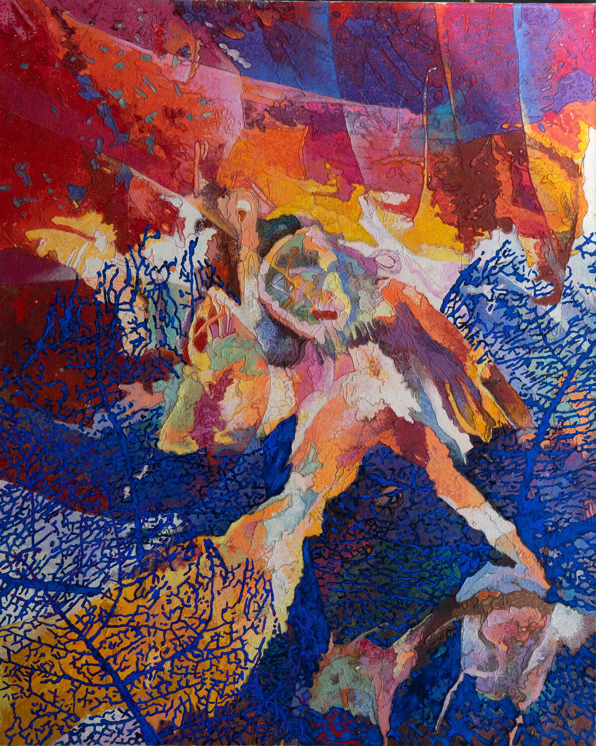 Stufen der Erinnerung Erika Seywald Original painting for sale