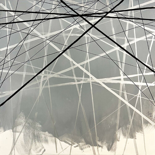 Multidimensional Space by Jelena Antic, Painting for Sale on Select
