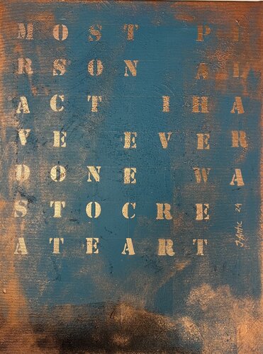 Confessions, Inner Monologue 1 by Jelena Antic, Painting for Sale on Select