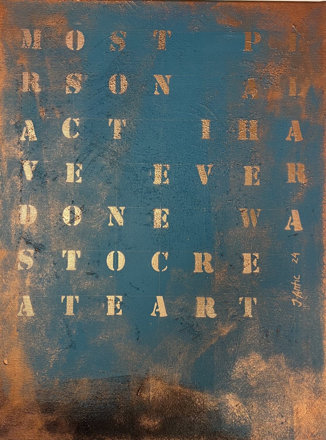 Confessions, Inner Monologue 1 Jelena Antic Original painting for sale