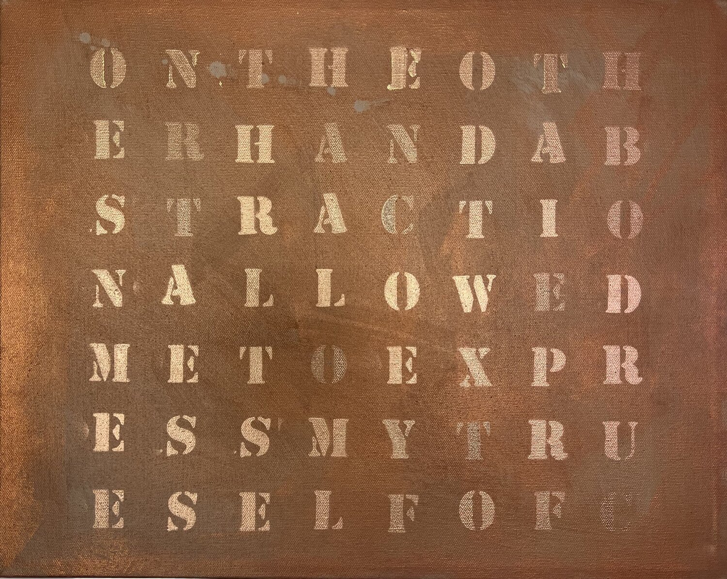 Confessions, Inner Monologue 5 Jelena Antic Original painting for sale