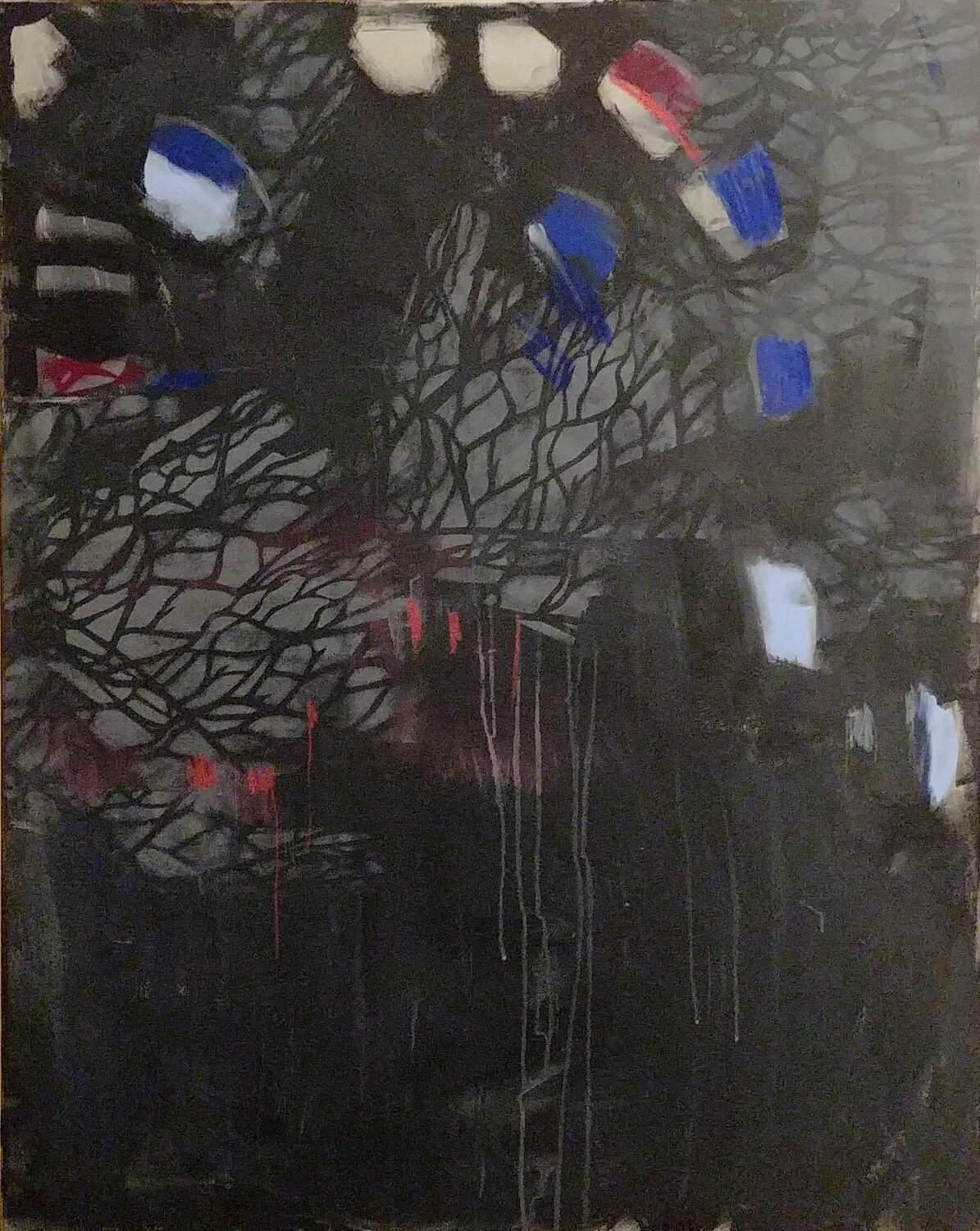Blind Crossing (Night) Jelena Antic Original painting for sale