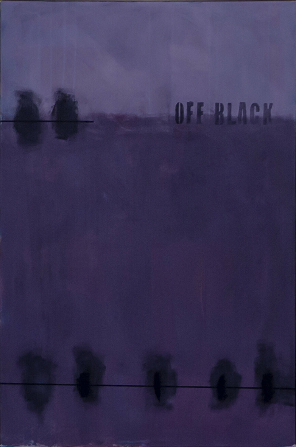 Off Black Jelena Antic Original painting for sale