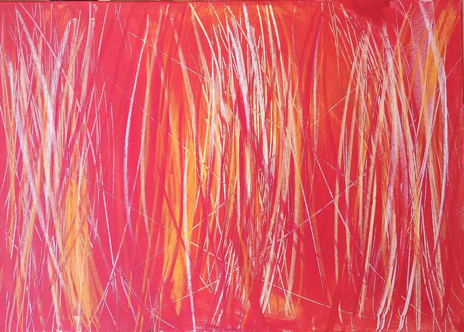 Burning Flame Jelena Antic Original painting for sale
