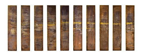 Rost - 10 Elemente by Winfried Lucassen, Painting for Sale on Select