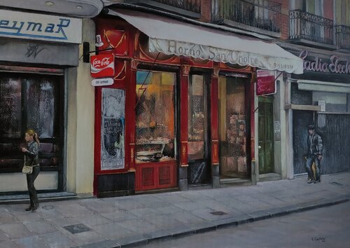 Horno San Onofre-Madrid by Tomás Castaño, Painting for Sale on Select