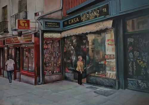 Casa Hernanz-Madrid by Tomás Castaño, Painting for Sale on Select