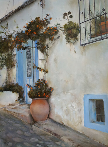 Rincón de Mojacar by Tomás Castaño, Painting for Sale on Select