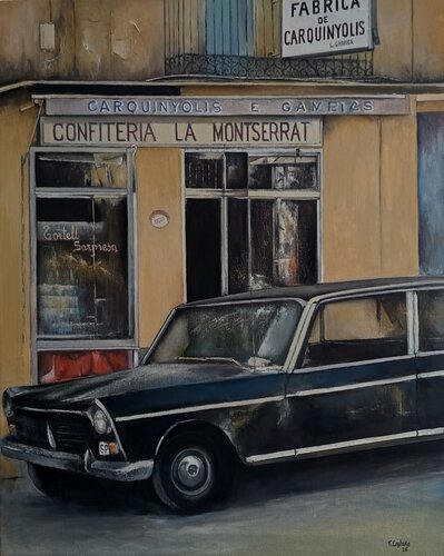 Fábrica de Carquinyolis-Barcelona by Tomás Castaño, Painting for Sale on Select