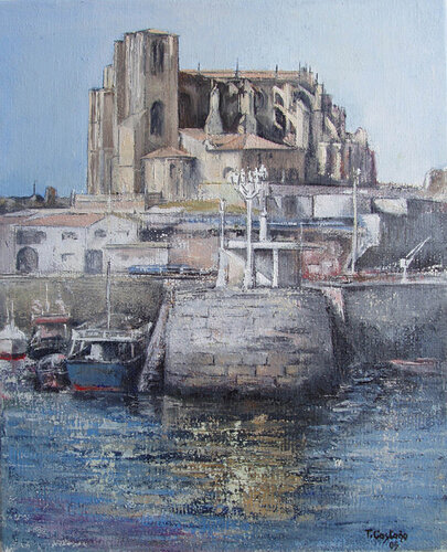 Castro Urdiales-Puerto von Tomás Castaño, Malerei kaufen auf Select