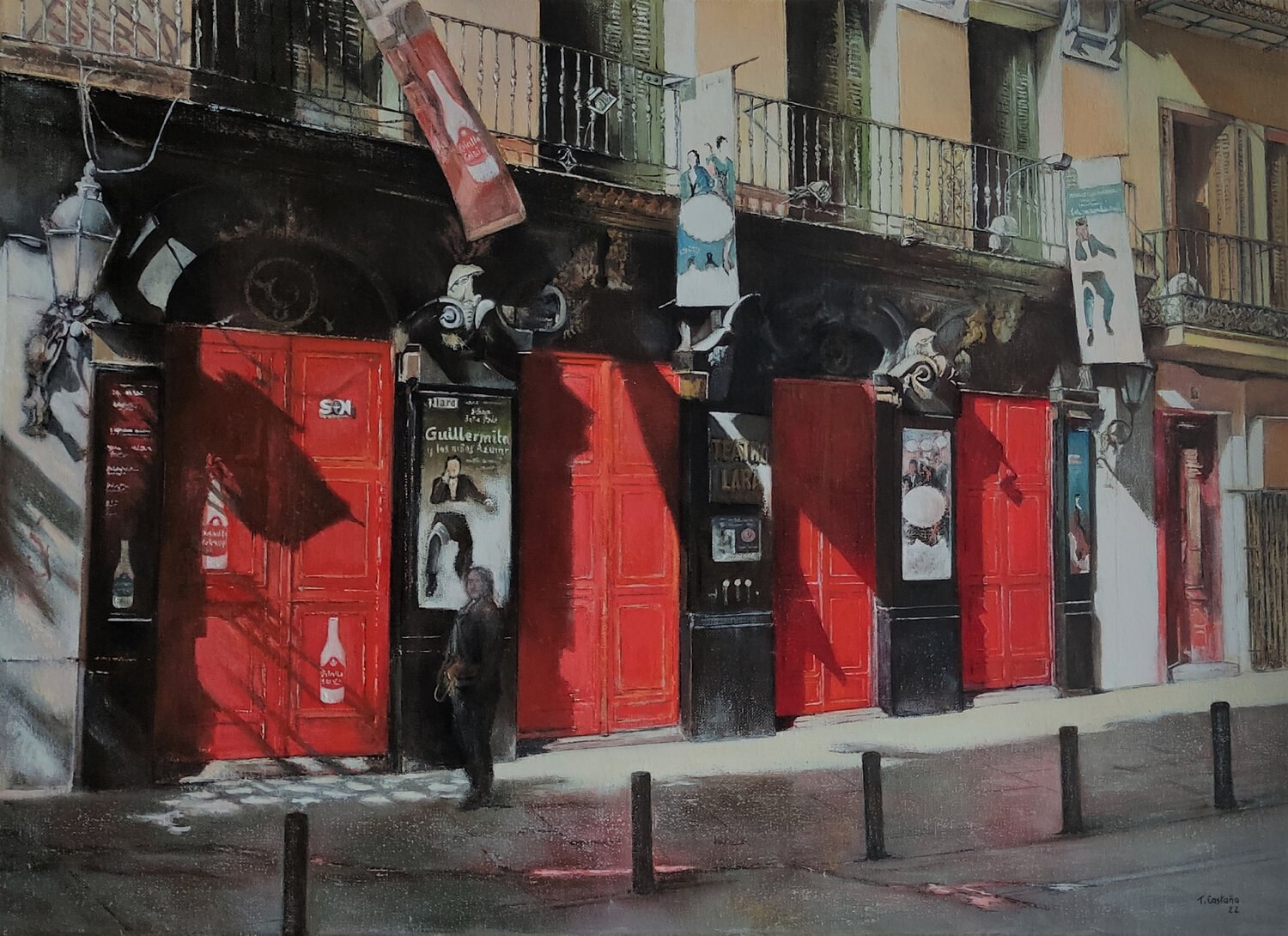 Teatro Lara- Madrid Tomás Castaño Original painting for sale