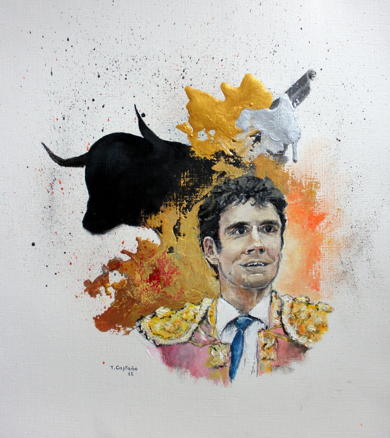 José Tomás - Torero Tomás Castaño Original painting for sale