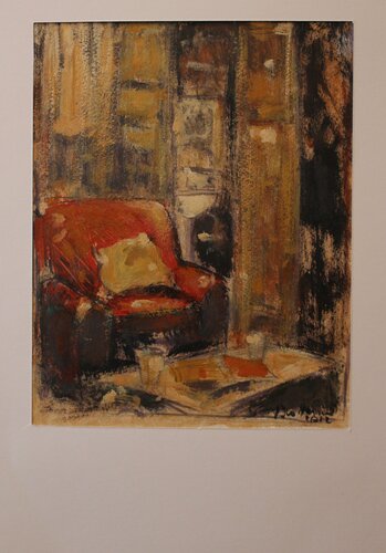La poltrona del nonno by Simone Butturini, Painting for Sale on Select