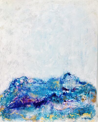Symphonie de couleurs III  |   Colour Symphony III by Cristina Stefan, Painting for Sale on Select