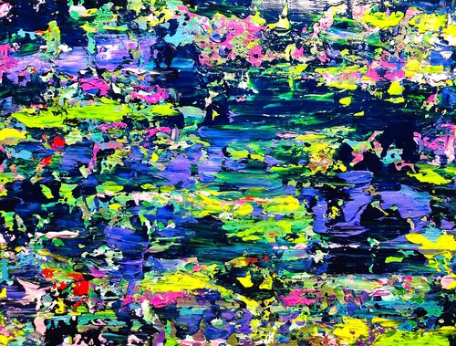 L'étang de Monet  |  Monet's Pond by Cristina Stefan, Painting for Sale on Select