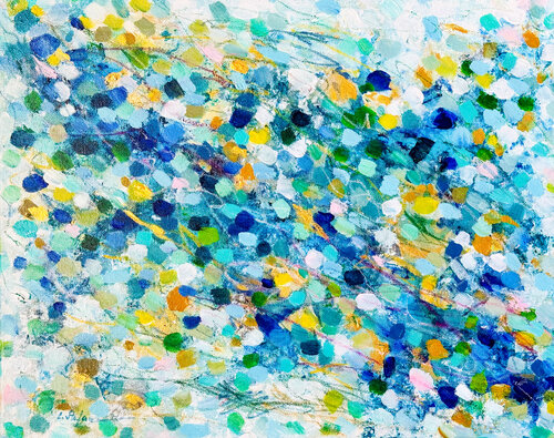 Les reflets des âmes by Cristina Stefan, Painting for Sale on Select
