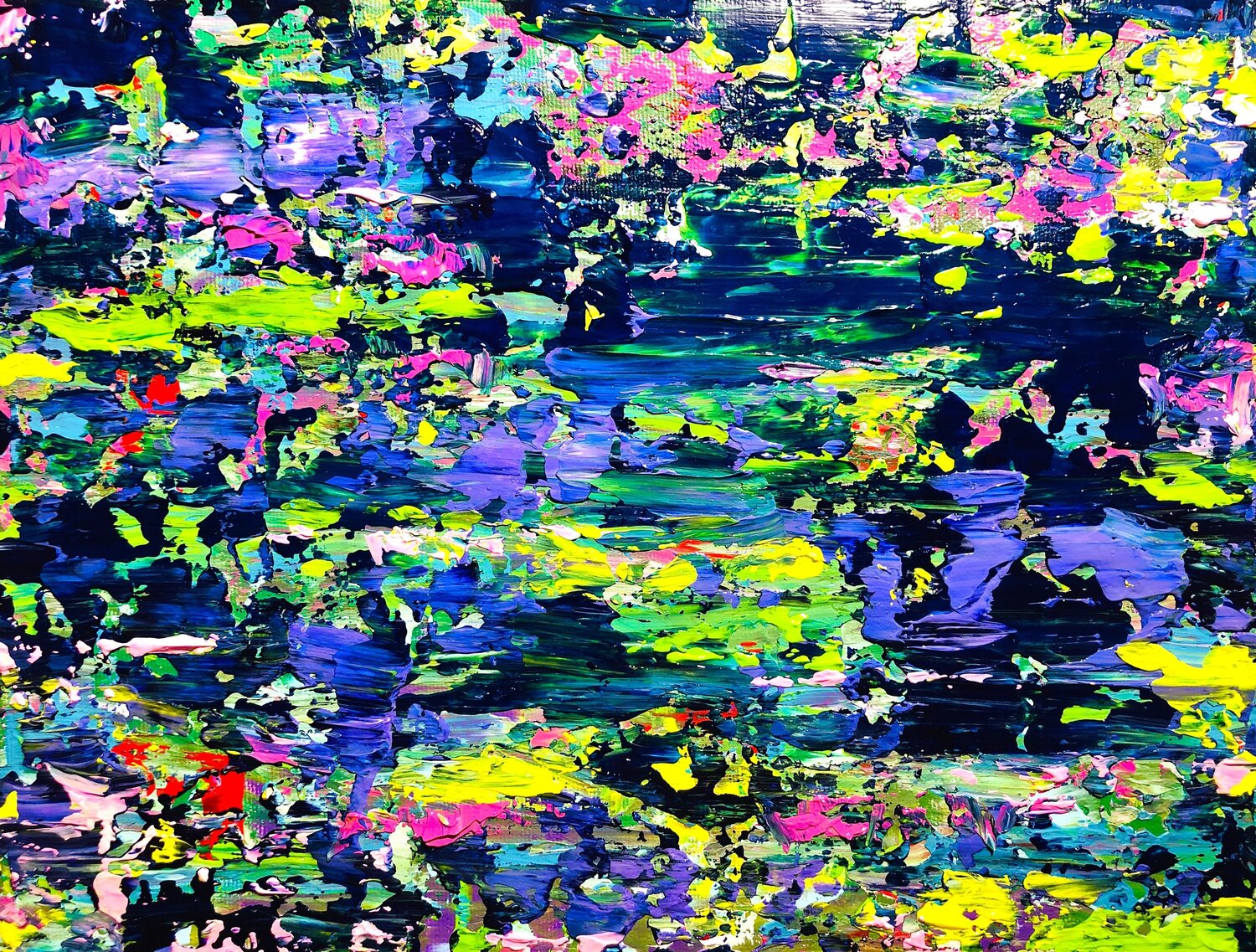 L'étang de Monet  |  Monet's Pond Cristina Stefan Original painting for sale