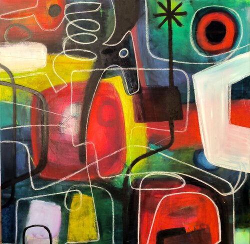 African's nature by Thia Path, Painting for Sale on Select