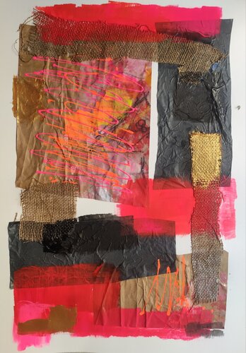 Red love 1 (dittico) by Thia Path, Painting for Sale on Select
