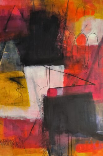 Untitled in red 2 von Thia Path, Malerei kaufen auf Select