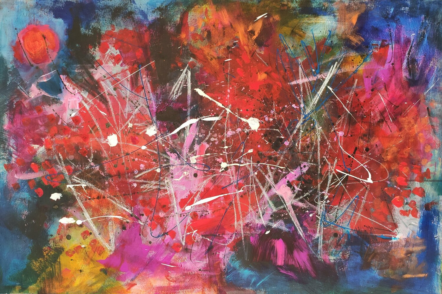Star's birth Thia Path Original painting for sale