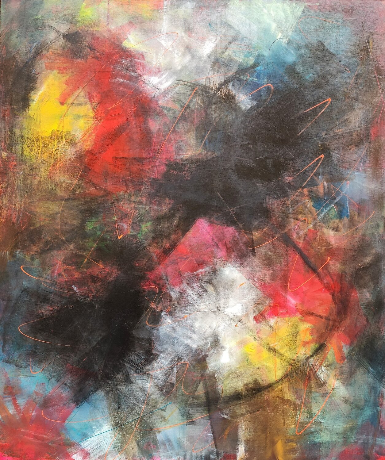 Armonia invernale Thia Path Original painting for sale