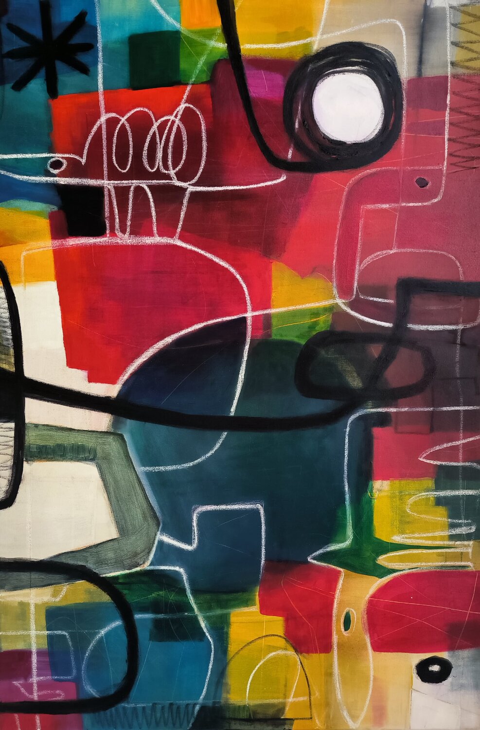 Mondi nascosti Thia Path Original painting for sale